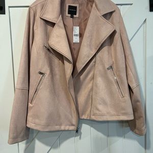 Blush Pink Jacket NWT Lane Bryant Plus size 14/16W.